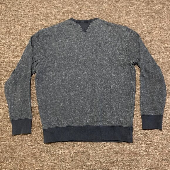 Fred Perry Sweater Jumper Pullover Sweatshirt Blue Crew Neck Men’s Size M Medium - Picture 2 of 9